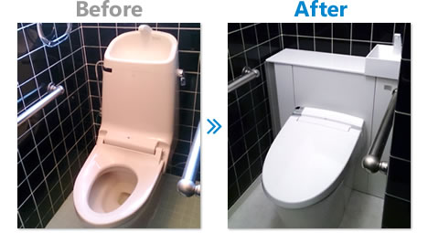 トイレ一式交換施工事例写真